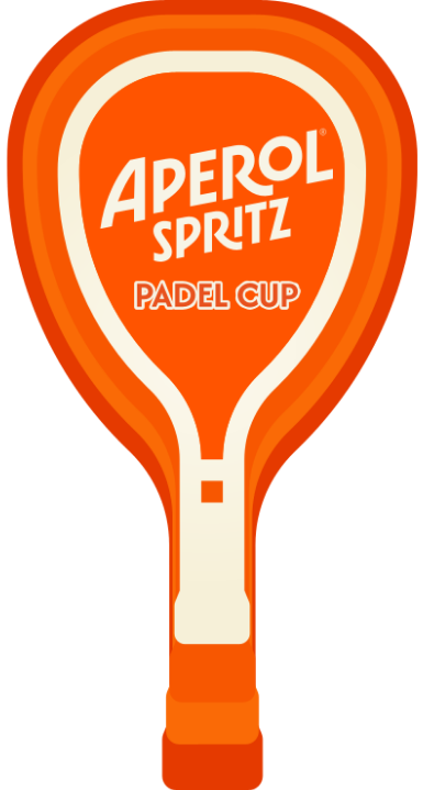 Ilustración pádel Aperol Spritz